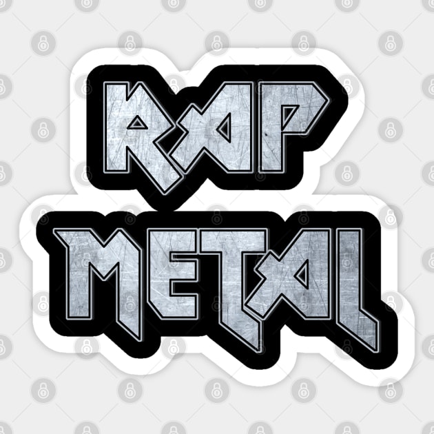 Rap Metal Sticker by KubikoBakhar